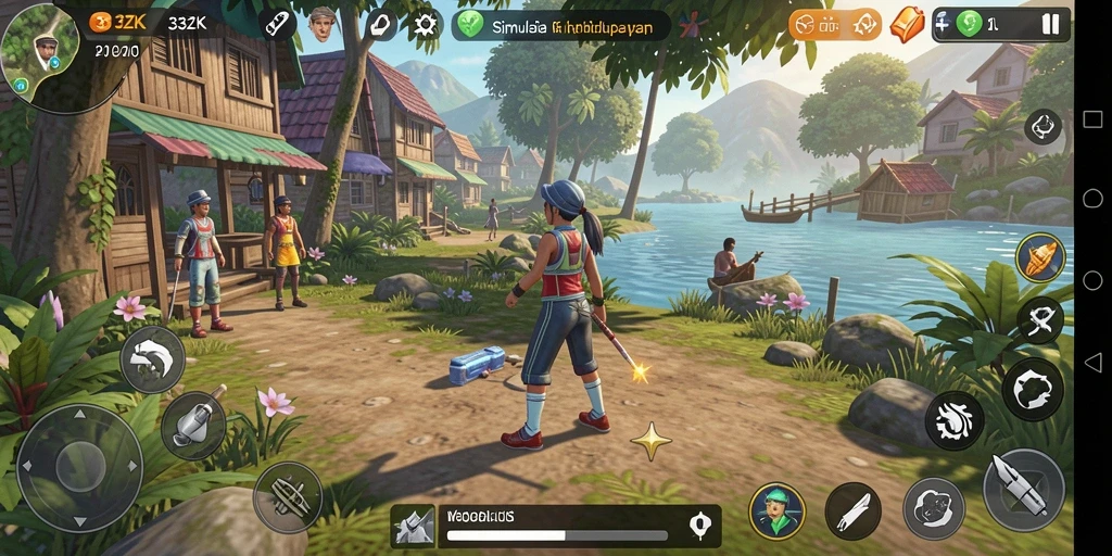 Gameplay menarik dalam 33ZK dengan grafis yang memukau.