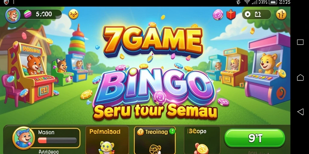 Tampilan gameplay Bingo di 7GAME menunjukkan hiburan tanpa batas.