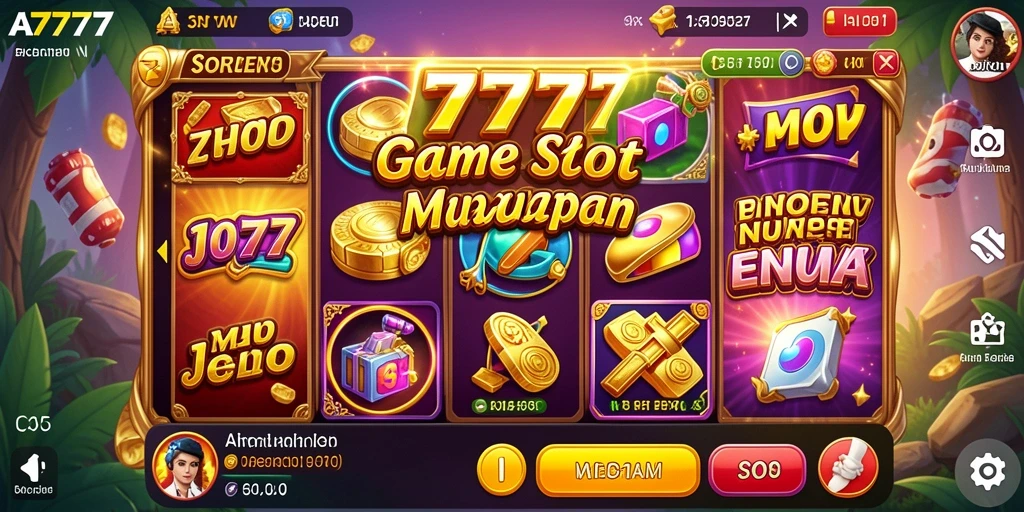 Screenshot A7777 menampilkan gameplay seru dan menarik dari game Slot.