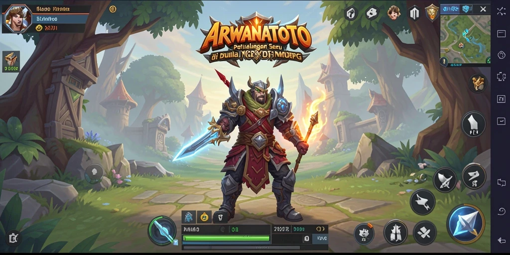 Tampilan gameplay ARWANATOTO yang memukau dan penuh aksi.