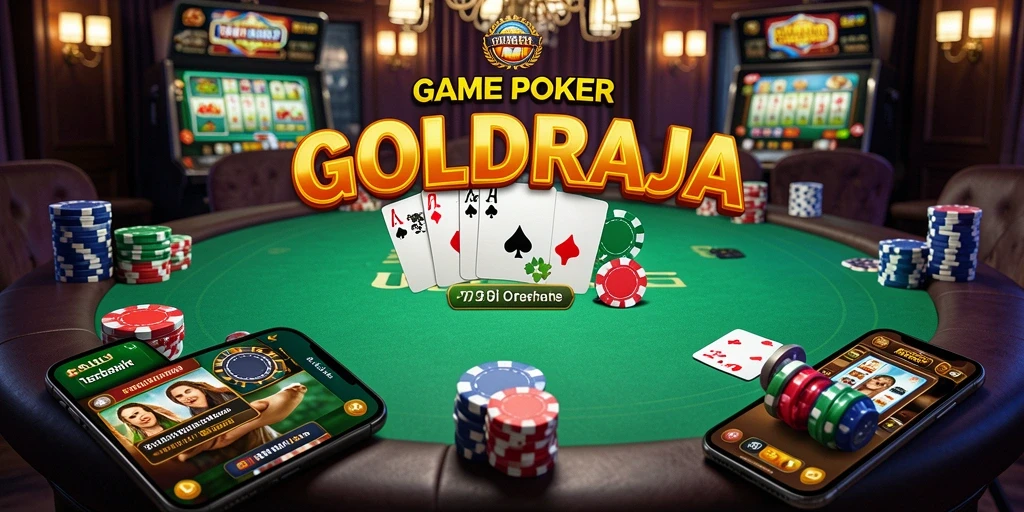 Tampilan gameplay seru di GOLDRAJA, pengalaman poker mendebarkan.