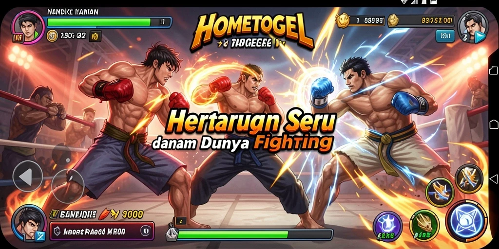 Gameplay seru dan aksi pertarungan di HOMETOGEL.