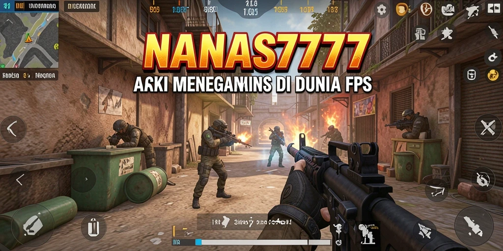 Tampilan gameplay NANAS777 yang seru dengan aksi tembak-menembak.