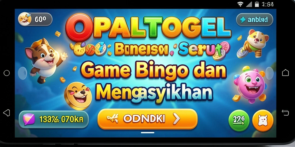 Screenshot utama OPALTOGEL menampilkan gameplay Bingo yang seru dan menarik.