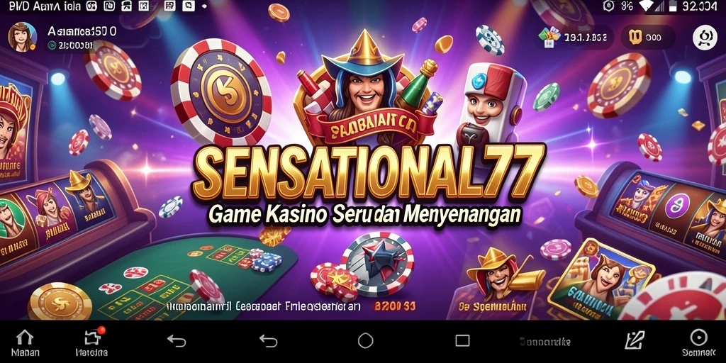 Screenshot gameplay SENSATIONAL77 yang menunjukkan keseruan permainan Kasino.
